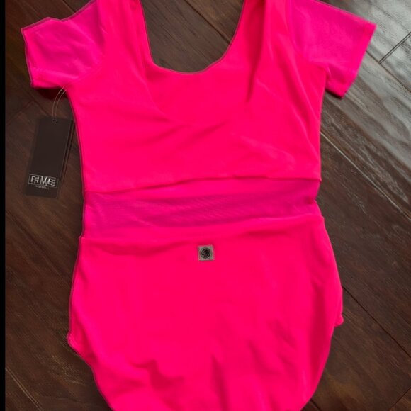 Five the Label Revival Demi Leotard in Pink Pop - Picture 2 of 4